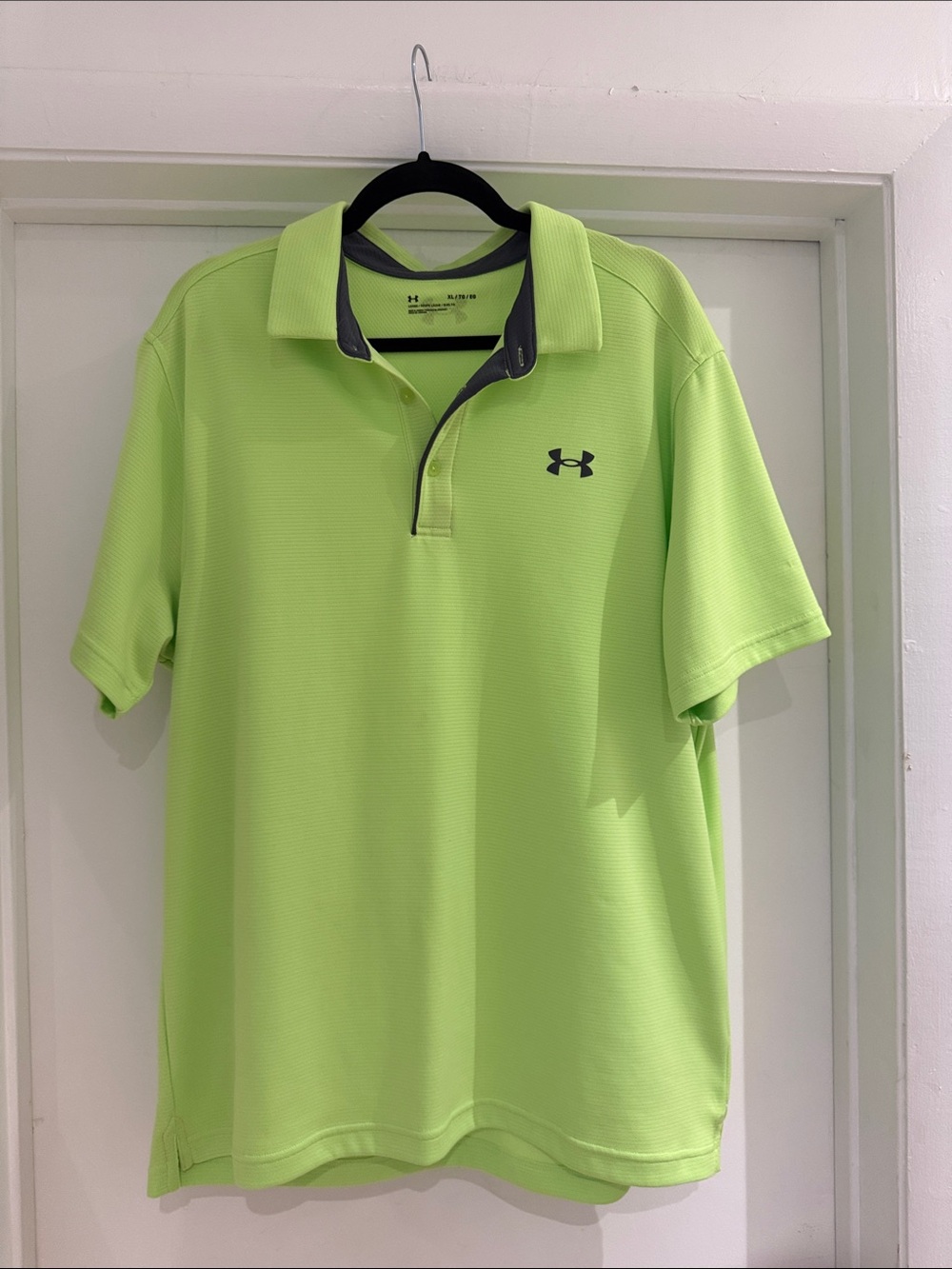 Under Armour Men's Performance Polo - Golf Shirt in Neon Green